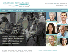 Tablet Screenshot of colonandrectalclinic.com